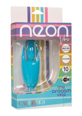 Neon Vibes The Orgasm Vibe Rechargeable Silicone Finger Vibrator - Blue
