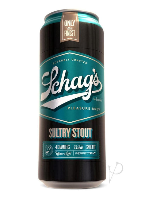 Schag's Sultry Stout Beer Can Stroker - Frosted