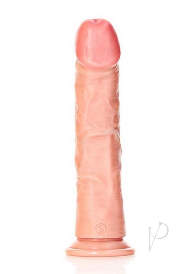 RealRock Curved Realistic Dildo with Suction Cup 9in - Vanilla