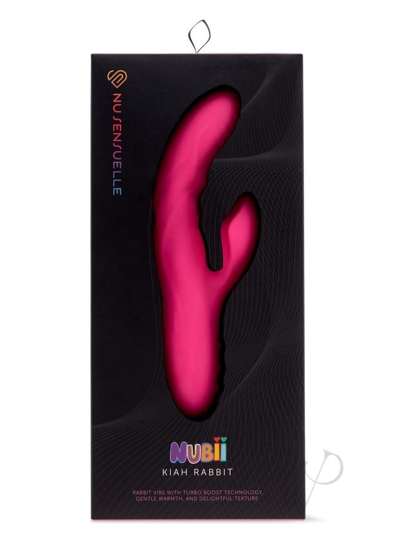 Nu Sensuelle Kiah Nubii Rechargeable Silicone Rabbit - Pink