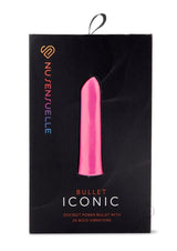 Nu Sensuelle Iconic Rechargeable Silicone Bullet - Deep Pink