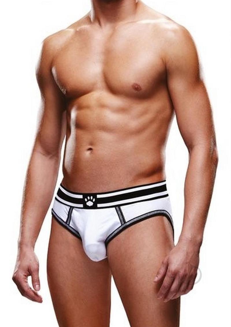 Prowler White/Black Open Brief - Small