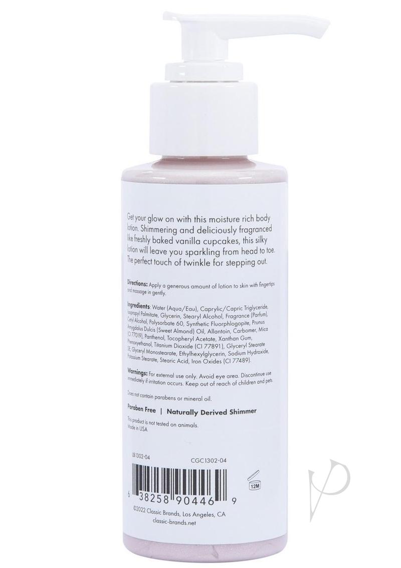 CG Glow Vanilla Cupcake Fragranced Shimmer Lotion - Pink