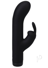 In a Bag Silicone Rechargeable Rabbit Vibrator - Black