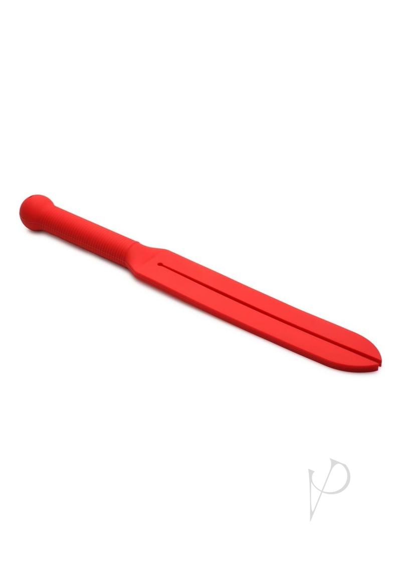 Master Series Stung Silicone Tawse Whip - Red