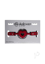 Sex and Mischief Amor Ball Gag - Red/Black