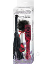 Lovers Kits Whip, Tickle and Paddle - Black/Red