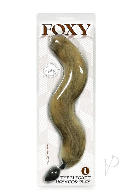Foxy Silicone Fox Tail Butt Plug - Gold