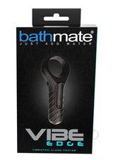 Bathmate Vibe Edge Rechargeable Silicone Bullet Vibrator - Black