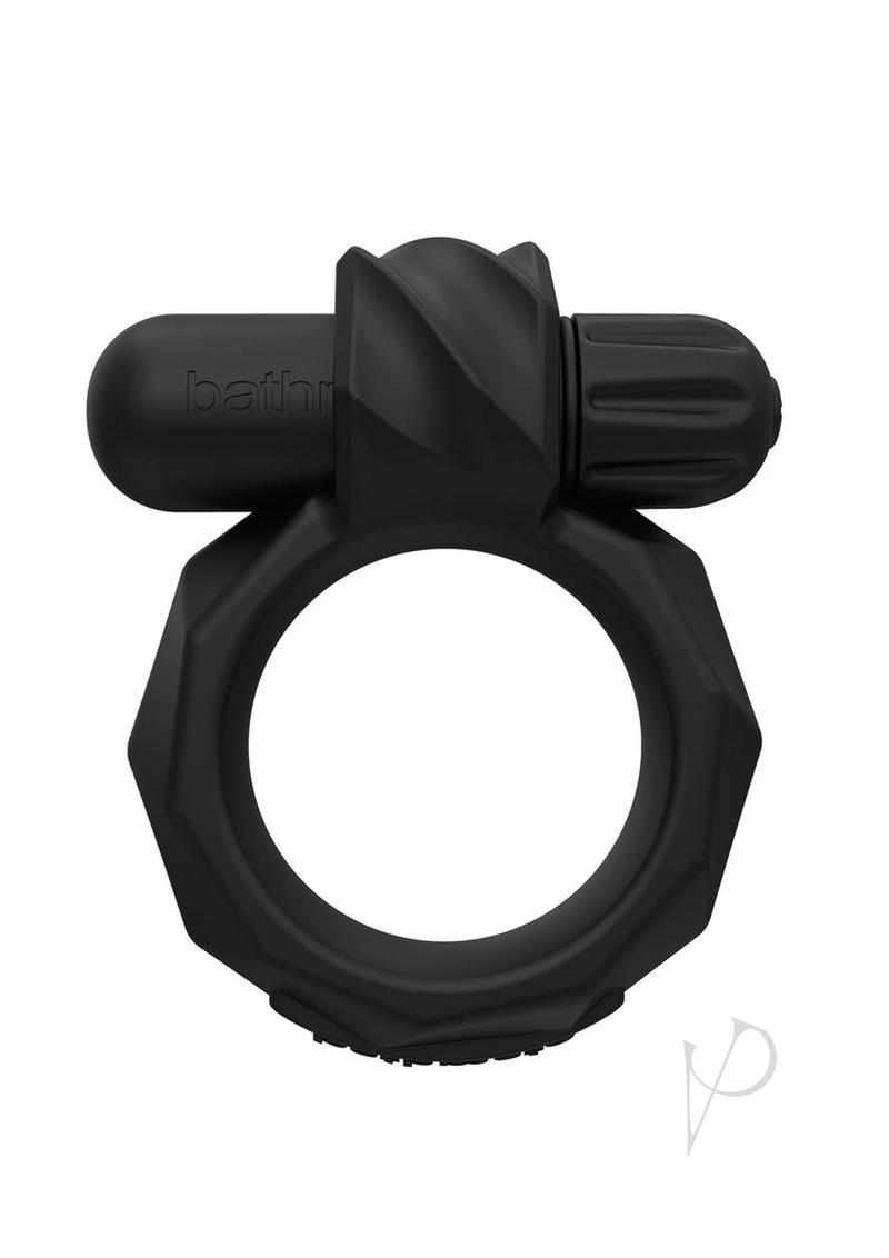 Bathmate Maximus Vibe 45 Rechargeable Silicone Cock Ring - Black