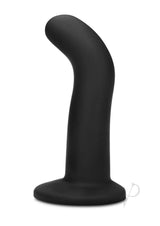 WhipSmart Remote Controlled Rechargeable Silicone G-Spot/P-Spot Dildo 5.5in - Black