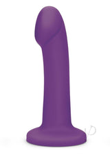 WhipSmart Remote Controlled Rechargeable Silicone G-Spot/P-Spot Dildo 7in - Purple