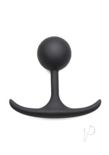 Heavy Hitters Comfort Plugs Silicone Weighted Round Plug 3.3in - Black