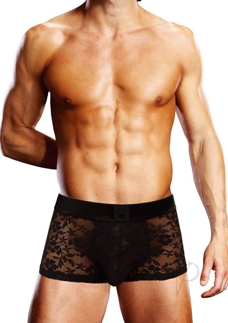 Prowler Lace Trunk - Medium - Black