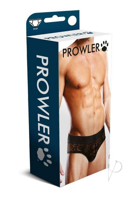 Prowler Lace Brief - Small - Black