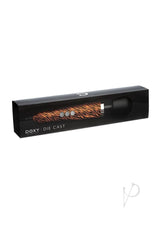 Doxy Die Cast Wand Plug-In Vibrating Body Massager Metal - Tiger Pattern