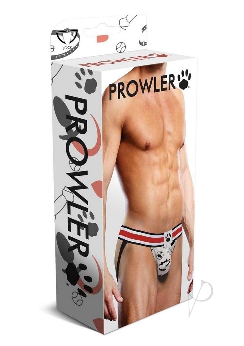 Prowler Puppie Print Jock - Small - White/Black