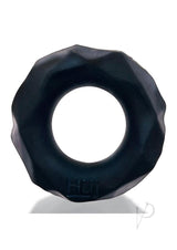 Hunkyjunk Fractal Tactile Cockring - Tar Ice Black