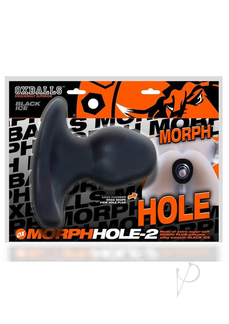 Morphhole 2 Gaper Plug - Large - Black Ice