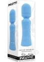 Out of The Blue Rechargeable Silicone Wand Vibrator - Blue