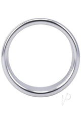 Rock Solid Brushed Alloy Aluminum Cock Ring - Large - Silver