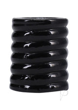 Rock Solid The Cage Textured Cock Cage - Black