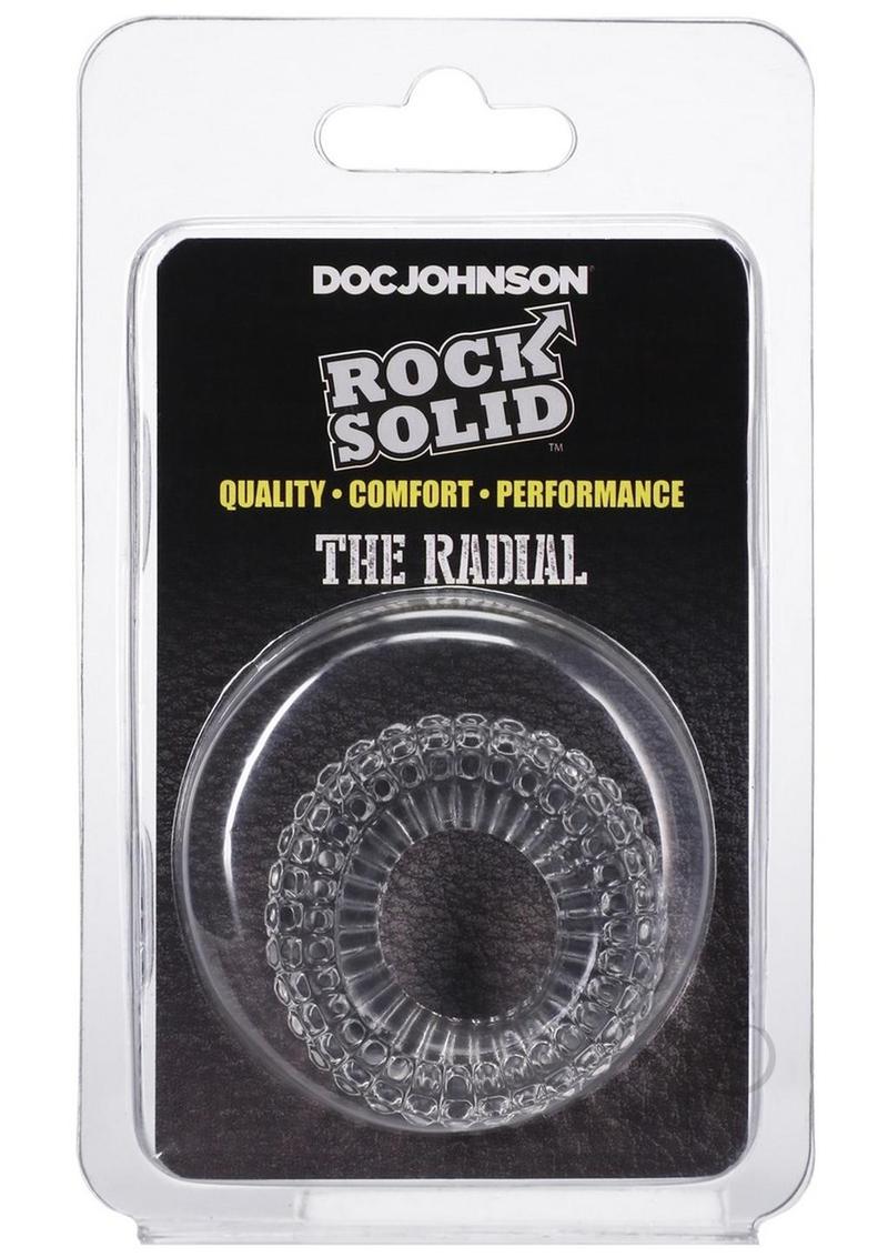 Rock Solid The Radial Cock Ring - Clear
