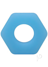 Rock Solid The Cog Silicone Cock Ring - Blue