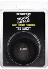 Rock Solid The Silicone Gasket Cock Ring - Large - Black