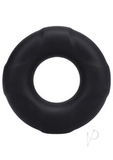 Rock Solid Lifesaver Silicone Cock Ring - Black