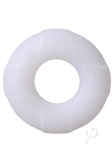 Rock Solid Lifesaver Silicone Cock Ring - White