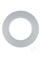 Rock Solid Tri-Pack Silicone Gasket Cock Ring - White