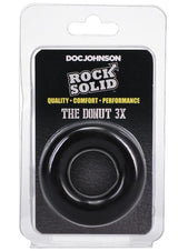 Rock Solid The 3X Donut Cock Ring - Black