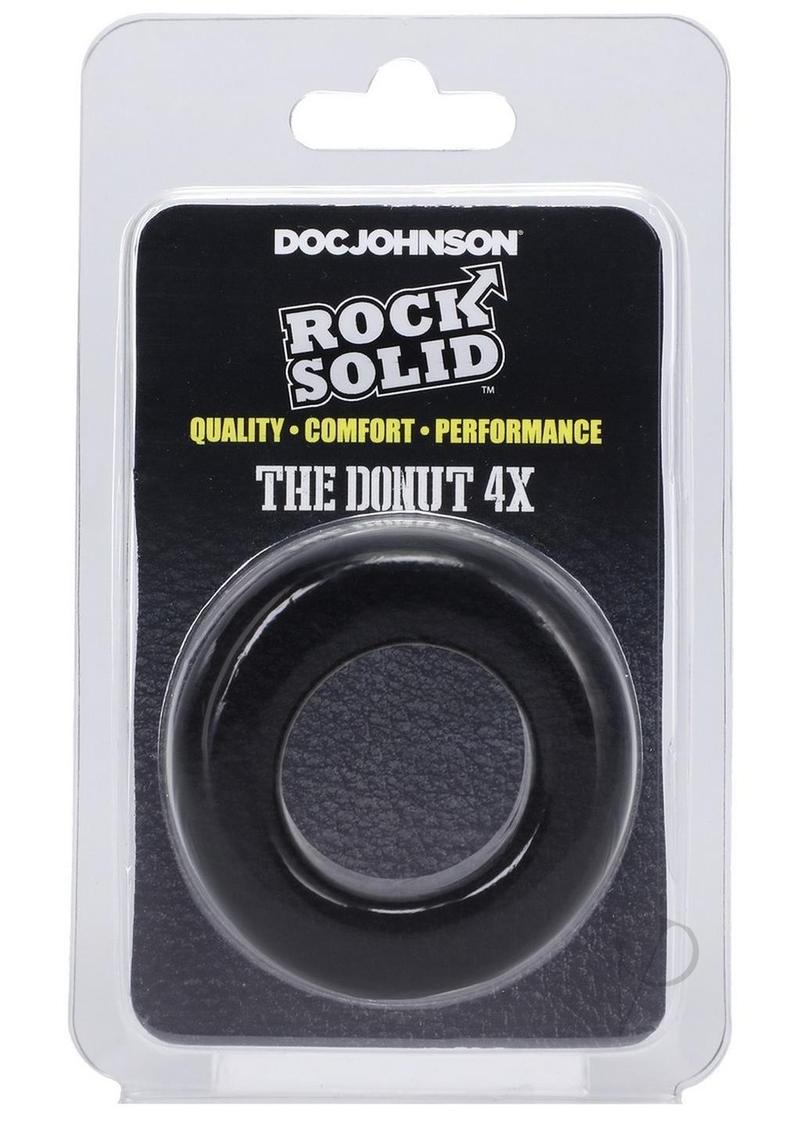 Rock Solid The Donut 4X Cock Ring - Black