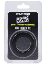 Rock Solid The Donut 4X Cock Ring - Black