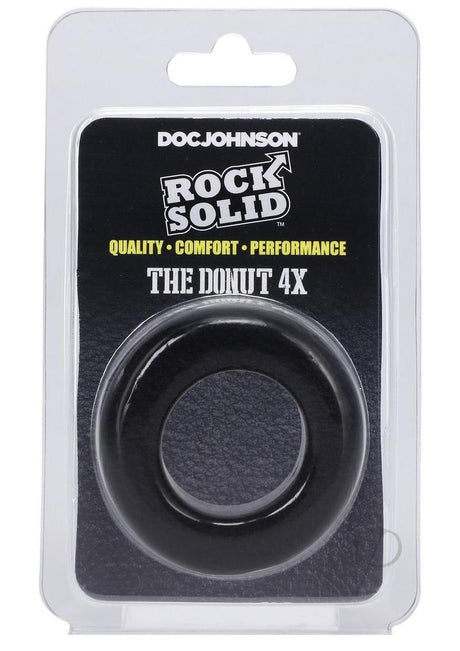Rock Solid The Donut 4X Cock Ring - Black