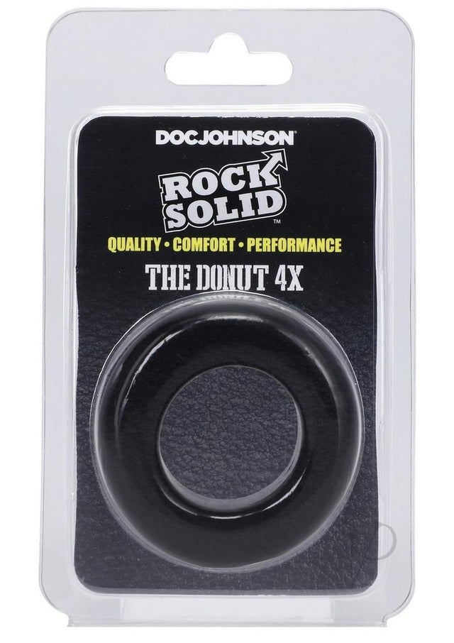 Rock Solid The Donut 4X Cock Ring - Black