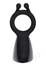 Bodywand Date Night Rechargeable Silicone Vibrating Cock Ring with Remote Control - Black