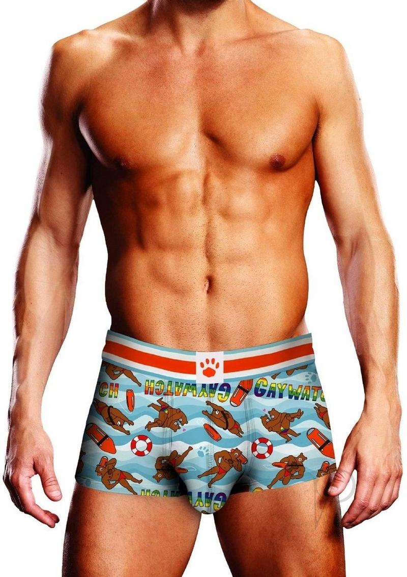 Prowler Gaywatch Bears Trunk - Medium - Blue/Orange