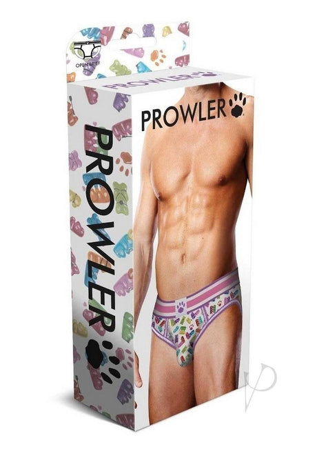 Prowler Gummy Bears Open Brief - Medium - White/Multicolor