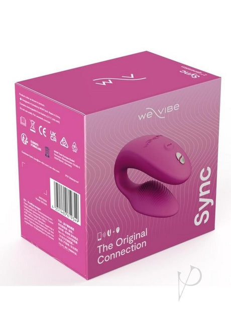 We-Vibe Sync Rechargeable Silicone Couples Vibrator with Remote Control - Dusty Pink