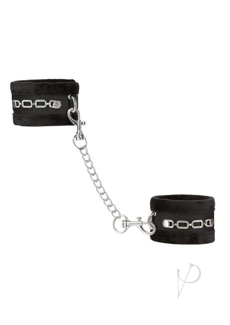 Punishment Crystal Detail Handcuffs - Black