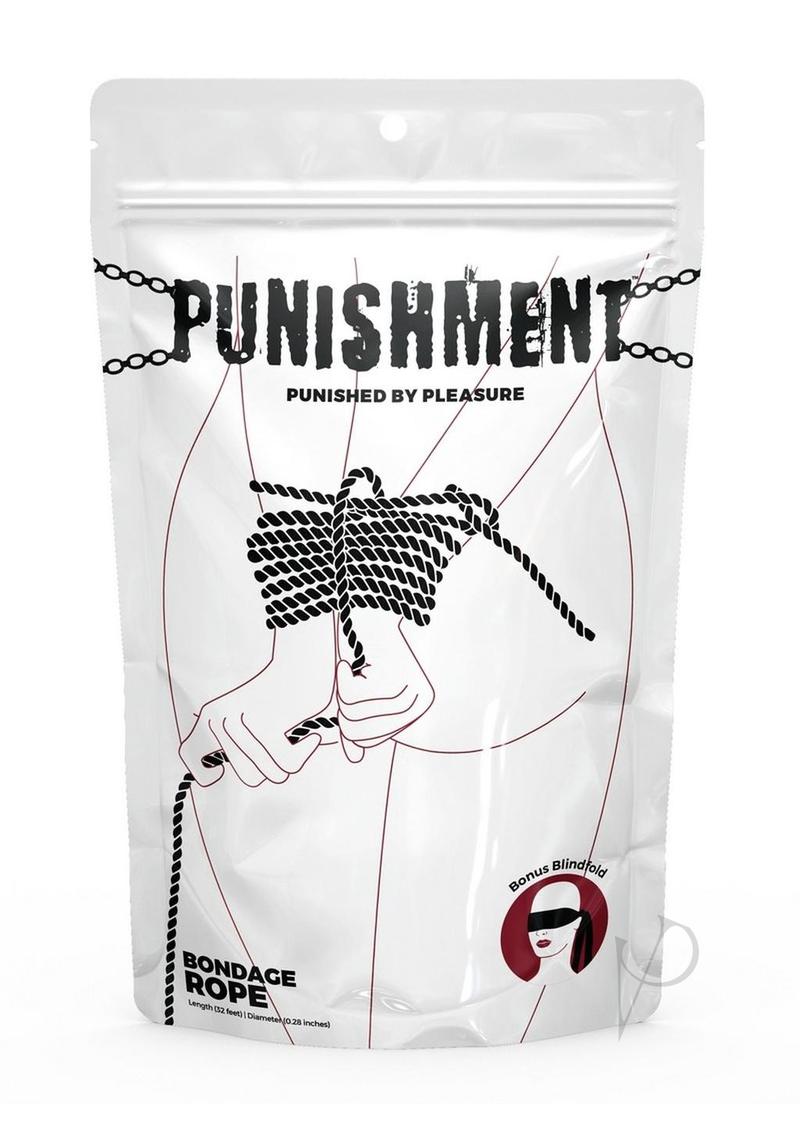 Punishment Bondage Rope - Black