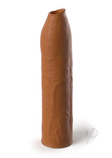 Fantasy X-Tensions Elite Silicone Uncut Extension Sleeve 7in - Caramel