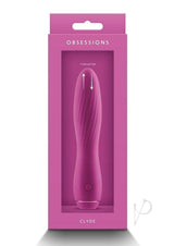 Obsessions Clyde Rechargeable Silcone Vibrator - Magenta
