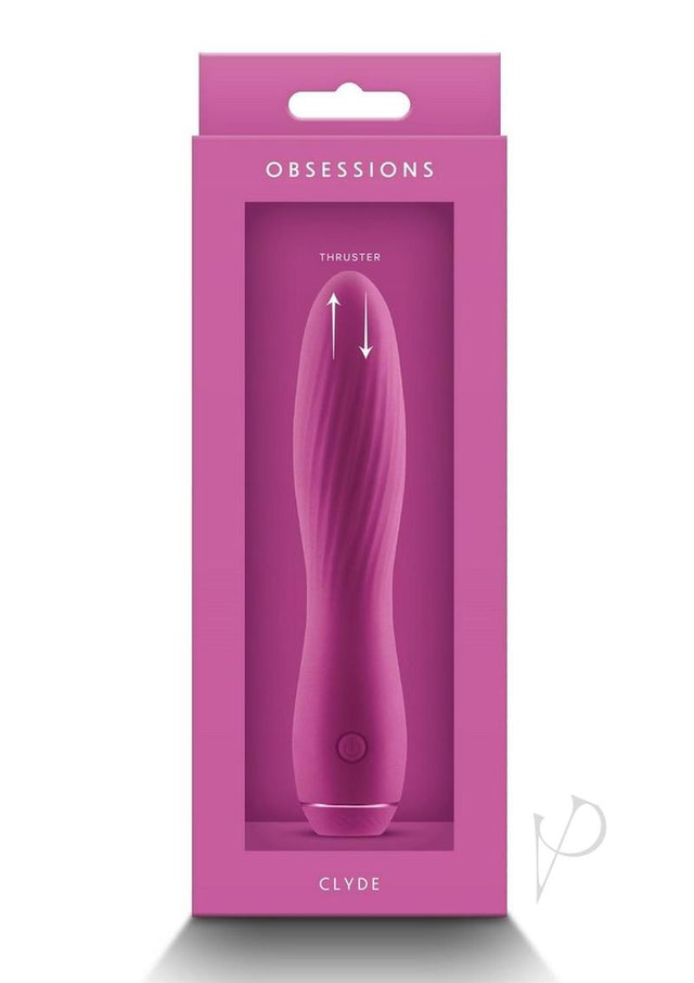 Obsessions Clyde Rechargeable Silcone Vibrator - Magenta