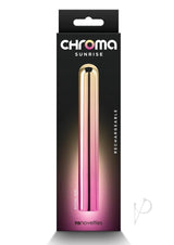 Chroma Sunrise Rechargeable Vibrator - Large - Multicolor