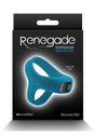 Renegade Emperor Rechargeable Silicone Vibrating Cock Ring - Teal