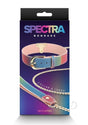 Spectra Bondage Collar and Leash - Rainbow