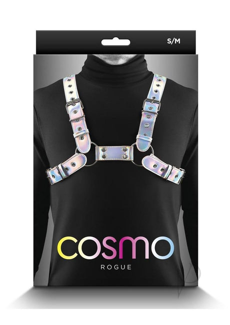 Cosmo Harness Rogue Chest Harness - Small/Medium - Rainbow